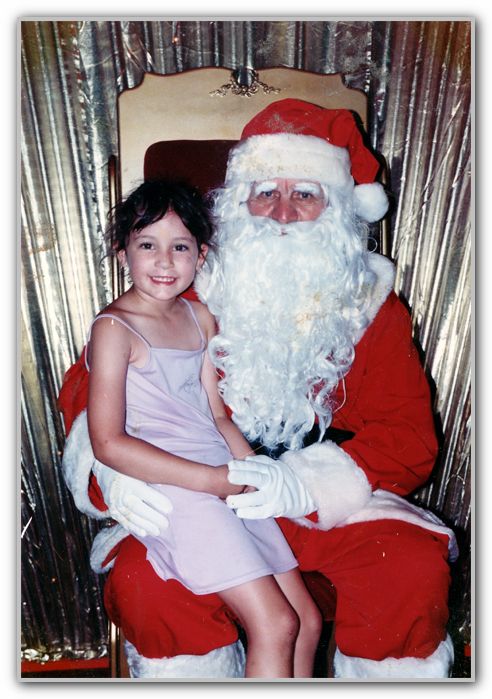 Young TK with Father Xmas